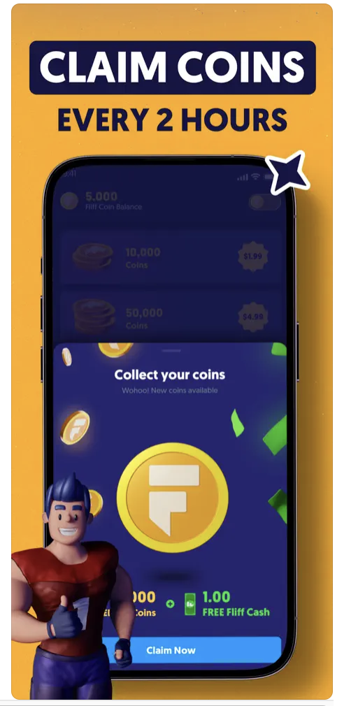 Fliff Claim Coins Screenshot